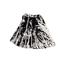 Beautiful Belma Maxi Skirt 100% Cotton One Size Black White beautiful design Goo